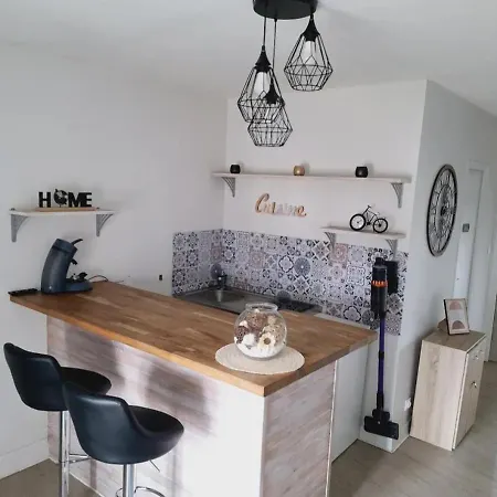 Appartement F2 Centre-Ville Issoire Avec Jolie Vue Buitenkant foto